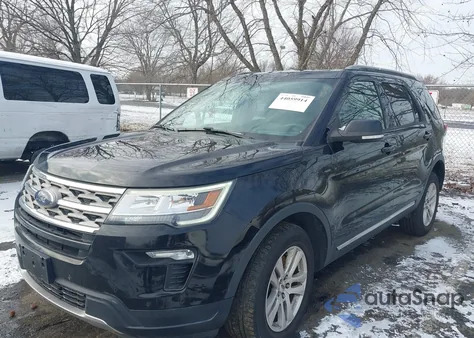 2018 Ford Explorer Xlt z USA, uszkodzony, nr VIN 1FM5K8D85JGB02705